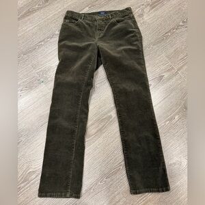 Chaps Women's Dark Olive Straight Leg Jeans